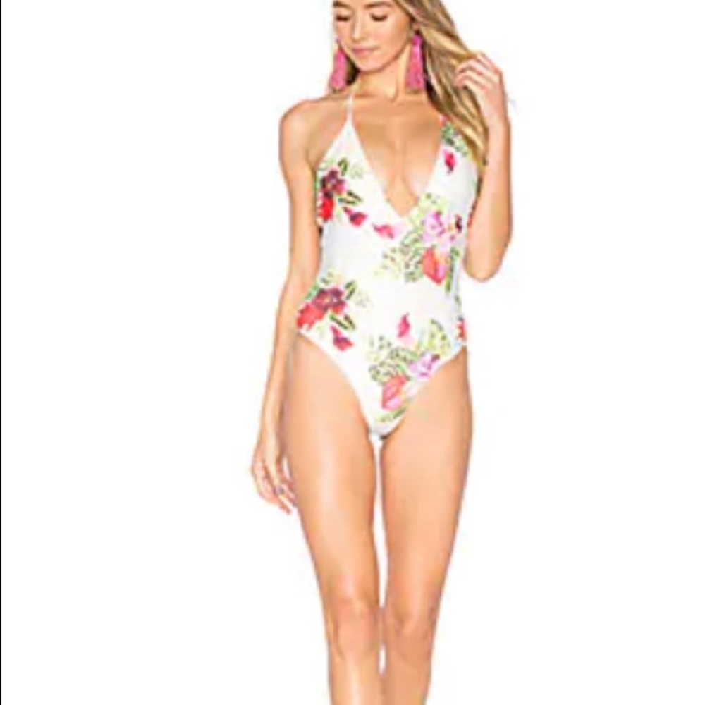 NWOT Privacy Please Elouise One Piece in White Floral!